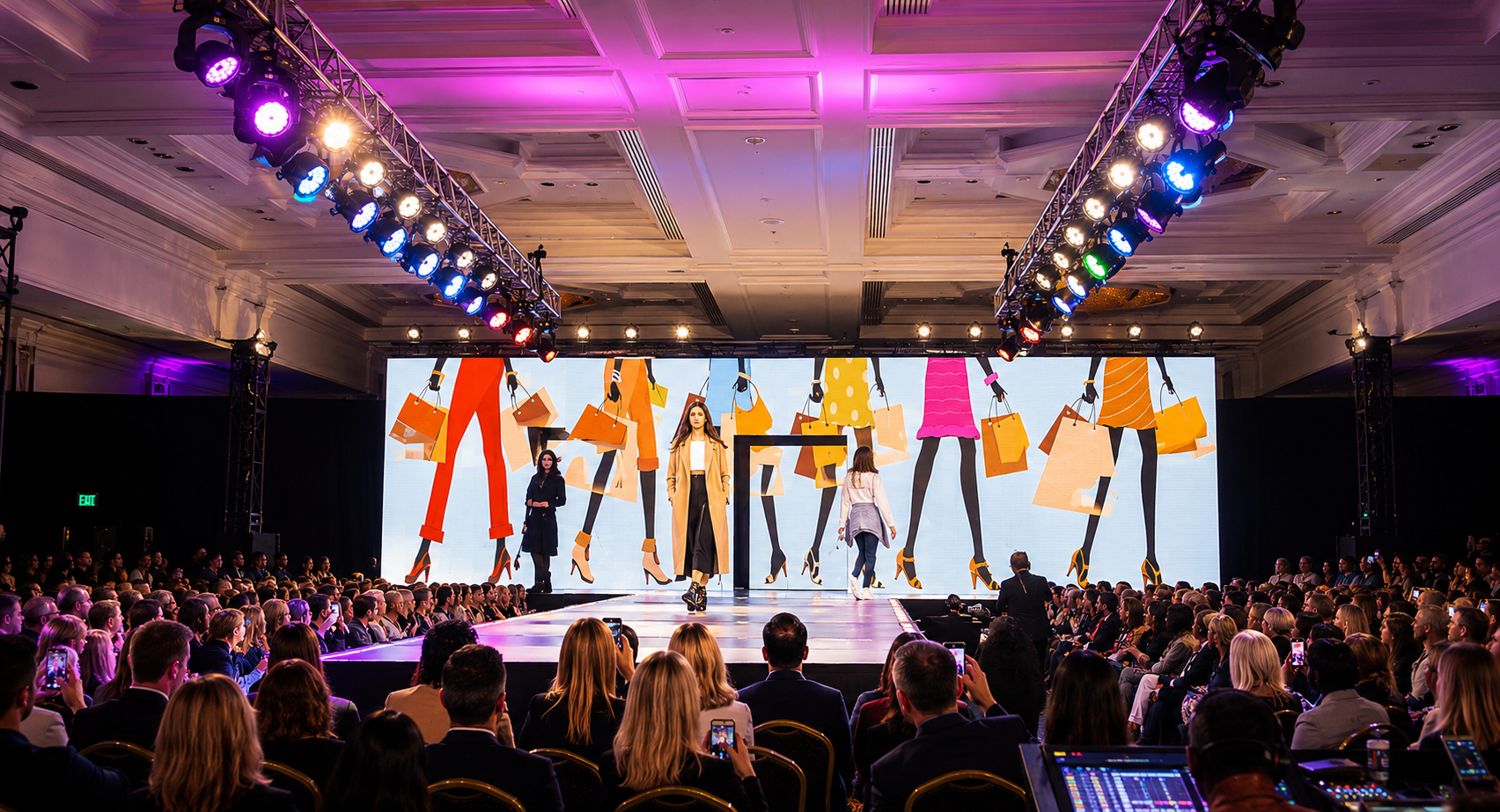 LED Screen Catwalk Hire | Fashion Show Runway LED Displays