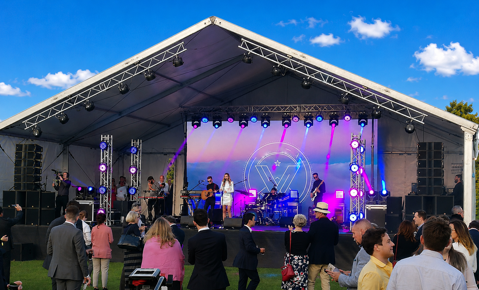 LED Video Wall Hire UK | Outdoor LED Screen & Event Lighting Hire