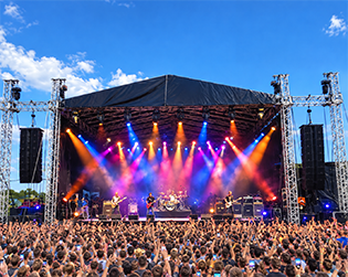 Professional mobile stage hire for festivals and live events